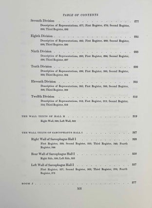 The tomb of Ramesses VI. Vol. I: Texts. Vol. II: Plates (complete set)