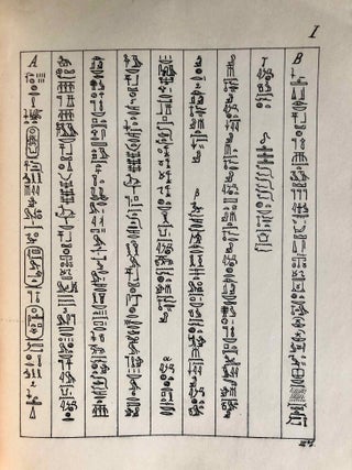 Inscriptions hiéroglyphiques recueillies en Europe et en Egypte. Troisième série. Planches.[newline]M1346a-02.jpg