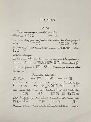 Recueil d'inscriptions inédites du musée égyptien du Louvre, traduites et commentées. Tome I & II (complete set)[newline]M1349-06.jpeg