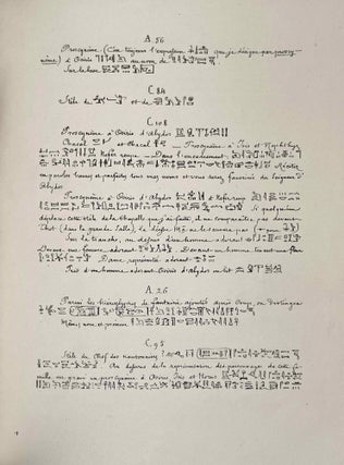 Recueil d'inscriptions inédites du musée égyptien du Louvre, traduites et commentées. Tome I & II (complete set)[newline]M1349-14.jpeg