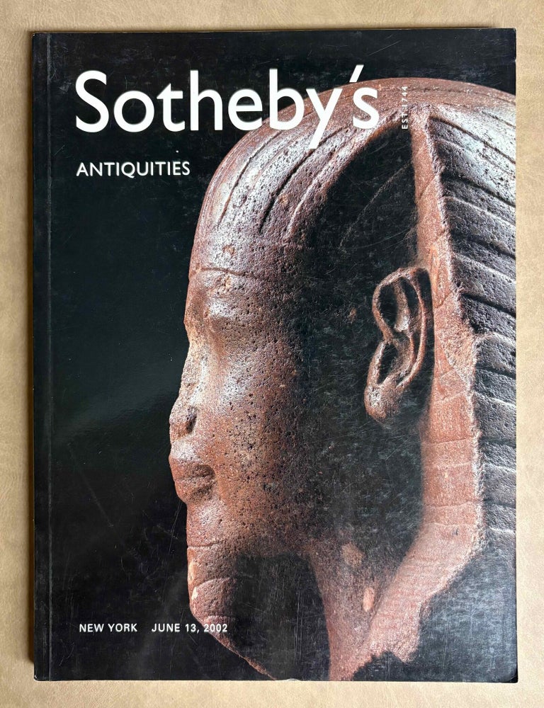Item #M13527 Sotheby's. Antiquities (Egyptian, Greek, Etruscan, Roman and Western Asiatic) and Islamic Art. Auction, New York, Thursday, June 13, 2002. AAB - Catalogue auction.