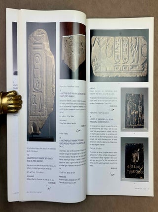 Sotheby's. Antiquities (Egyptian, Greek, Etruscan, Roman and Western Asiatic) and Islamic Art. Auction, New York, Thursday, June 13, 2002.
