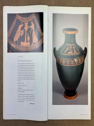 Sotheby's. Antiquities (Egyptian, Greek, Etruscan, Roman and Western Asiatic) and Islamic Art. Auction, New York, Thursday, June 13, 2002.