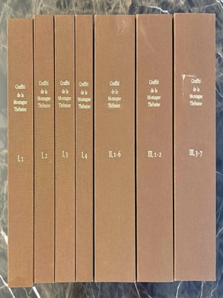 Item #M13530 Graffiti de la montagne th&eacute;baine. Complete run of I-III (except II,4), as follows:...