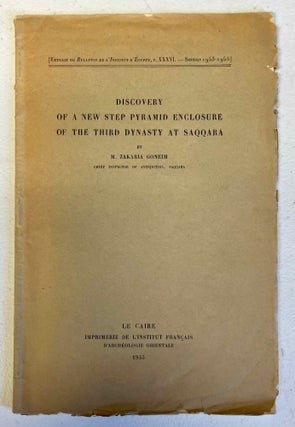 Item #M13562 Discovery of a new step pyramid enclosure of the third dynasty at Saqqara. GONEIM...
