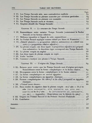 Etudes de syntaxe copte