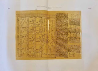 Aegyptische hiëroglyphische lijkpapyrus (T. 16) van het Nederlandsche Museum van Oudheden te Leyden. Uitgegeven op last der Hooge Regering. Aegyptische monumenten (which is: Papyrus égyptien funéraire hiéroglyphique (T. 16) du Musée d'Antiquités des Pays-Bas à Leide. Publié d'apres les ordres du Gouvernement. Monuments égyptiens)