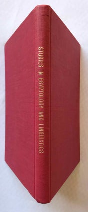 Item #M1358c Festschrift Polotsky. Studies in Egyptology and Linguistics. In honour of H.J....[newline]M1358c.jpg