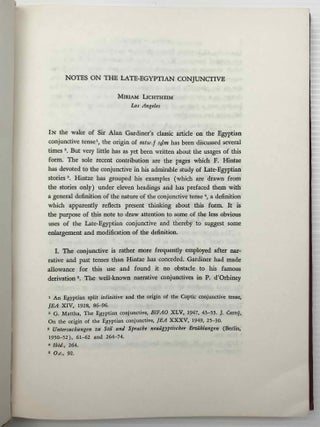 Festschrift Polotsky. Studies in Egyptology and Linguistics. In honour of H.J. Polotsky.