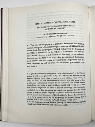 Festschrift Polotsky. Studies in Egyptology and Linguistics. In honour of H.J. Polotsky.