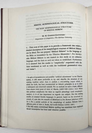 Festschrift Polotsky. Studies in Egyptology and Linguistics. In honour of H.J. Polotsky.