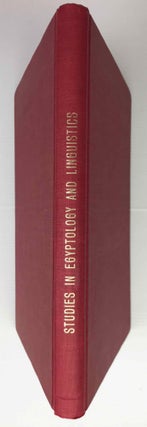 Item #M1358d Festschrift Polotsky. Studies in Egyptology and Linguistics. In honour of H.J....[newline]M1358d.jpg