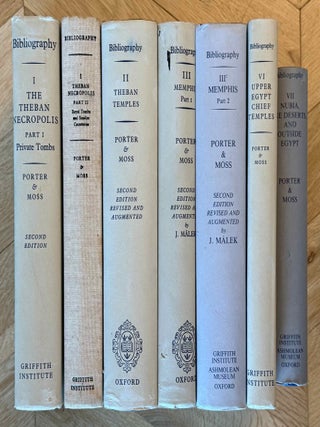 Item #M1360e Topographical Bibliography. Vol. I: The Theban necropolis. Part 1: Private tombs....[newline]M1360e-00.jpeg