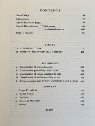 Topographical Bibliography. Vol. I: The Theban necropolis. Part 1: Private tombs. Part 2: Royal tombs and smaller cemeteries. Vol. II: Theban temples. Vol. III: Memphis. Part 1: Abu Rawash to Abusir. Part 2: Saqqara to Dahshur. Vol. VI: Upper Egypt: Chief Temples (excluding Thebes). Abydos, Dendera, Esna, Edfu, K&ocirc;m Ombo, and Philae. Vol. VII: Nubia deserts and outside Egypt (missing vol. IV, V & VIII)[newline]M1360e-04.jpeg
