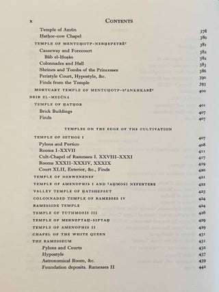 Topographical Bibliography. Vol. I: The Theban necropolis. Part 1: Private tombs. Part 2: Royal tombs and smaller cemeteries. Vol. II: Theban temples. Vol. III: Memphis. Part 1: Abu Rawash to Abusir. Part 2: Saqqara to Dahshur. Vol. VI: Upper Egypt: Chief Temples (excluding Thebes). Abydos, Dendera, Esna, Edfu, K&ocirc;m Ombo, and Philae. Vol. VII: Nubia deserts and outside Egypt (missing vol. IV, V & VIII)[newline]M1360e-27.jpeg