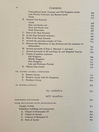 Topographical Bibliography. Vol. I: The Theban necropolis. Part 1: Private tombs. Part 2: Royal tombs and smaller cemeteries. Vol. II: Theban temples. Vol. III: Memphis. Part 1: Abu Rawash to Abusir. Part 2: Saqqara to Dahshur. Vol. VI: Upper Egypt: Chief Temples (excluding Thebes). Abydos, Dendera, Esna, Edfu, K&ocirc;m Ombo, and Philae. Vol. VII: Nubia deserts and outside Egypt (missing vol. IV, V & VIII)[newline]M1360e-47.jpeg