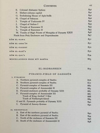Topographical Bibliography. Vol. I: The Theban necropolis. Part 1: Private tombs. Part 2: Royal tombs and smaller cemeteries. Vol. II: Theban temples. Vol. III: Memphis. Part 1: Abu Rawash to Abusir. Part 2: Saqqara to Dahshur. Vol. VI: Upper Egypt: Chief Temples (excluding Thebes). Abydos, Dendera, Esna, Edfu, K&ocirc;m Ombo, and Philae. Vol. VII: Nubia deserts and outside Egypt (missing vol. IV, V & VIII)[newline]M1360e-48.jpeg