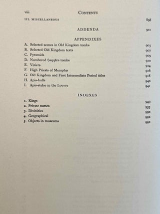 Topographical Bibliography. Vol. I: The Theban necropolis. Part 1: Private tombs. Part 2: Royal tombs and smaller cemeteries. Vol. II: Theban temples. Vol. III: Memphis. Part 1: Abu Rawash to Abusir. Part 2: Saqqara to Dahshur. Vol. VI: Upper Egypt: Chief Temples (excluding Thebes). Abydos, Dendera, Esna, Edfu, K&ocirc;m Ombo, and Philae. Vol. VII: Nubia deserts and outside Egypt (missing vol. IV, V & VIII)[newline]M1360e-49.jpeg