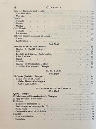 Topographical Bibliography. Vol. I: The Theban necropolis. Part 1: Private tombs. Part 2: Royal tombs and smaller cemeteries. Vol. II: Theban temples. Vol. III: Memphis. Part 1: Abu Rawash to Abusir. Part 2: Saqqara to Dahshur. Vol. VI: Upper Egypt: Chief Temples (excluding Thebes). Abydos, Dendera, Esna, Edfu, K&ocirc;m Ombo, and Philae. Vol. VII: Nubia deserts and outside Egypt (missing vol. IV, V & VIII)[newline]M1360e-66.jpeg