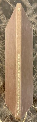 Item #M13614 The Bisitun inscription of Darius the Great. Babylonian version. VOIGHTLANDER...