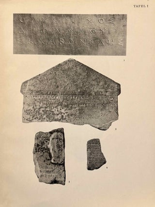 Attische Grabschriften. Vol. I: Eine Nachlese zum letzten Band der Inscriptiones Graecae II/III 2. Vol. II: Unedierte Grabinschriften aus Athen und Attika.[newline]M13625-07.jpeg