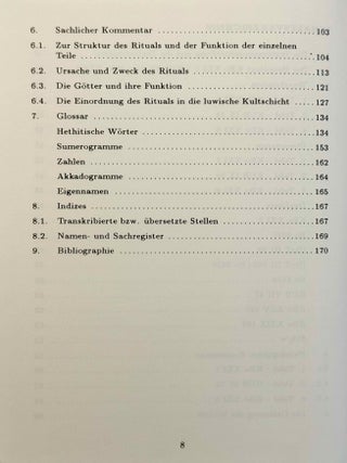 Behexung, Ents&uuml;hnung und Heilung. Das Ritual der Tunnawiya f&uuml;r ein K&ouml;nigspaar aus mittelhethitischer Zeit (Kbo XXI 1--KUB IX 34--KBo XXI 6).