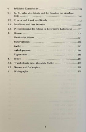Behexung, Entsühnung und Heilung. Das Ritual der Tunnawiya für ein Königspaar aus mittelhethitischer Zeit (Kbo XXI 1--KUB IX 34--KBo XXI 6).
