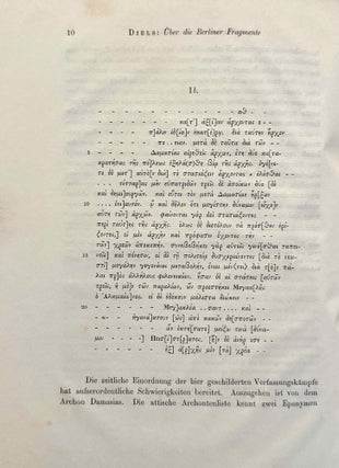 Über die Berliner Fragmente der Athenaion politeia des Aristoteles