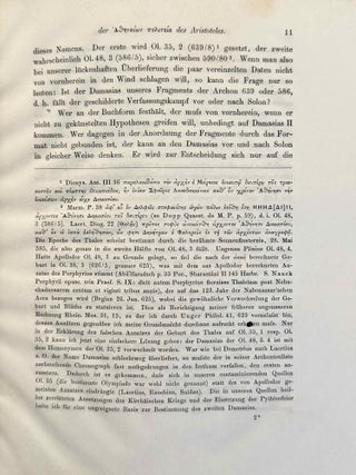 Über die Berliner Fragmente der Athenaion politeia des Aristoteles