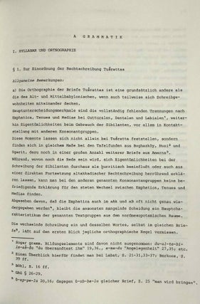 Das Akkadische des Königs Tusratta von Mitanni