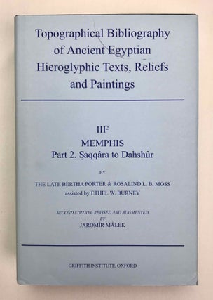 Item #M1364a Topographical Bibliography of Ancient Egyptian Hieroglyphic Texts, Reliefs, and...[newline]M1364a-00.jpeg