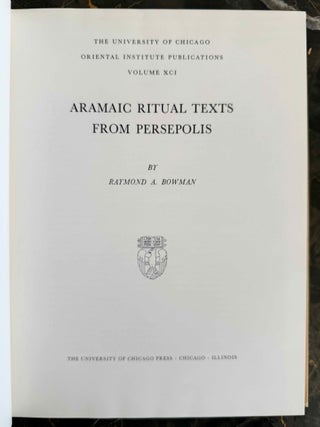 Aramaic Ritual Texts from Persepolis[newline]M13653-02.jpeg