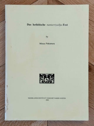 Item #M13654 Das hethitische nuntarriyasha-Fest. NAKAMURA Mitsuo[newline]M13654-00.jpeg