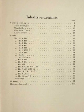 Die l&auml;ngsten Bauinschriften in "hethitischen" Hieroglyphen. Nebst Glossar zu s&auml;mtlichen Texten.[newline]M13660-04.jpeg