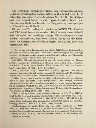 Die l&auml;ngsten Bauinschriften in "hethitischen" Hieroglyphen. Nebst Glossar zu s&auml;mtlichen Texten.[newline]M13660-05.jpeg