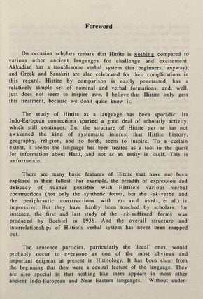 The sentence particles and the place words in old and middle Hittite