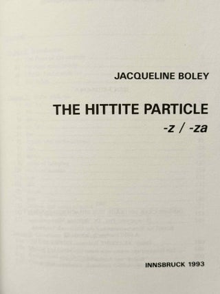 The Hittite particle -z /-za /[newline]M13664-02.jpeg