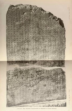 Eine chinesische Tempelinschrift aus Idikutsahri bei Turfan (Turkistan)