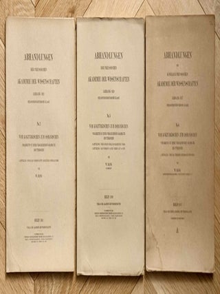 Item #M13689 Vom Köktürkischen zum Osmanischen. Vorarbeiten zu einer vergleichenden Grammatik...