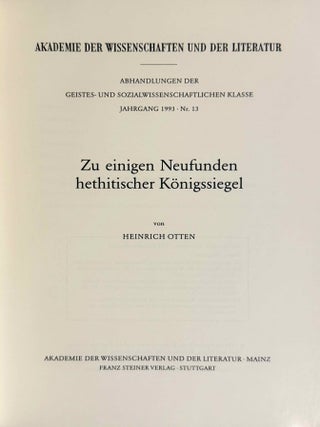 Zu einigen Neufunden hethitischer K&ouml;nigssiegel[newline]M13696-01.jpeg