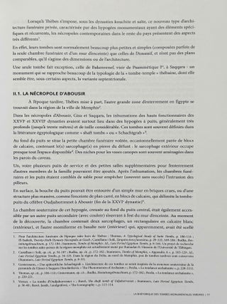 La rh&eacute;torique des tombes monumentales tardives (XXVe-XXVIe dynasties). Une vue d'ensemble de leur architecture et de leur programme d&eacute;coratif.