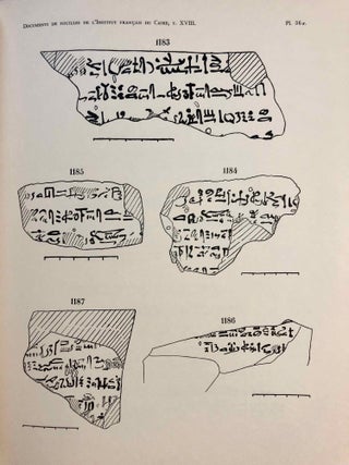 Catalogue des ostraca hiératiques littéraires de Deir el-Medineh. Tome II. Fasc. 1-2-3. Nos 1109-1266 (complete volume)