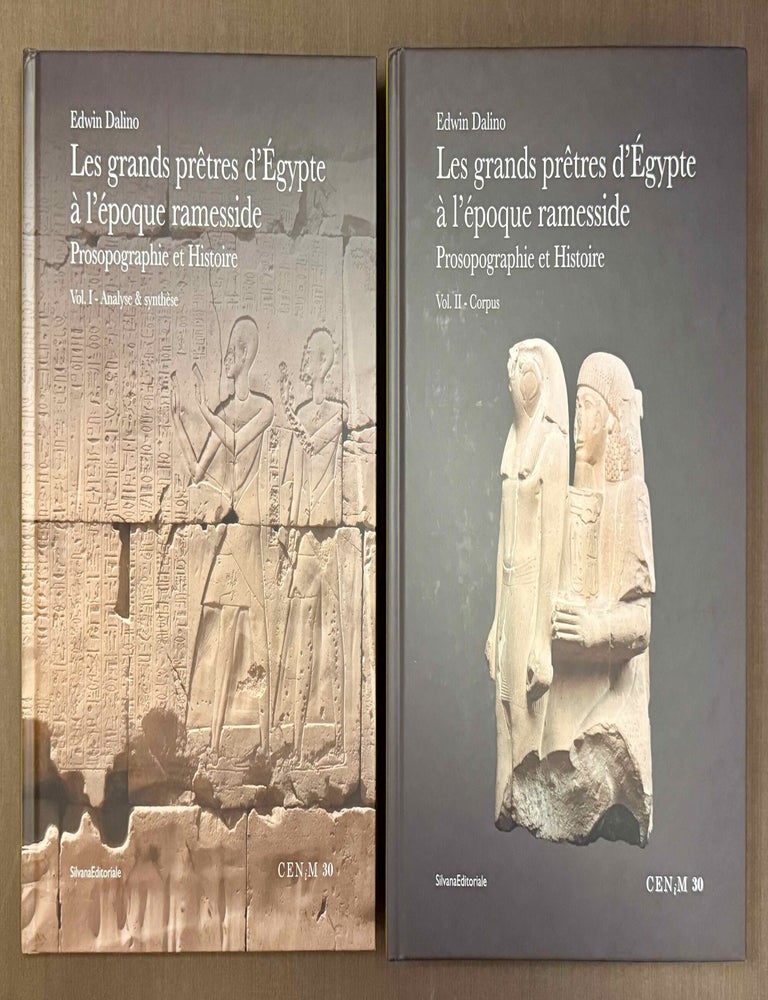 Item #M13710 Les grands pr&ecirc;tres d'Egypte &agrave; l'&eacute;poque ramesside. Prosopographie et histoire. Vol. I: Analyse & synth&egrave;se. Vol. II: Corpus (complete set). DALINO Edwin.[newline]M13710-00.jpeg