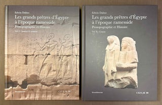 Item #M13710 Les grands prêtres d'Egypte à l'époque ramesside. Prosopographie et...