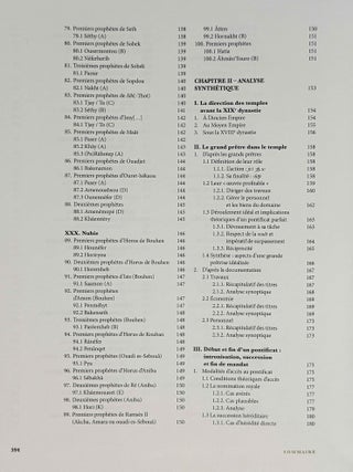 Les grands pr&ecirc;tres d'Egypte &agrave; l'&eacute;poque ramesside. Prosopographie et histoire. Vol. I: Analyse & synth&egrave;se. Vol. II: Corpus (complete set)[newline]M13710-08.jpeg