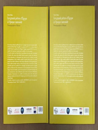Les grands pr&ecirc;tres d'Egypte &agrave; l'&eacute;poque ramesside. Prosopographie et histoire. Vol. I: Analyse & synth&egrave;se. Vol. II: Corpus (complete set)[newline]M13710-32.jpeg