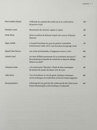 Au-delà de Karnak. Recueil d'études offert à Claude Traunecker.