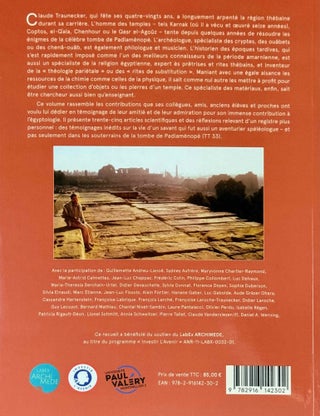 Au-delà de Karnak. Recueil d'études offert à Claude Traunecker.