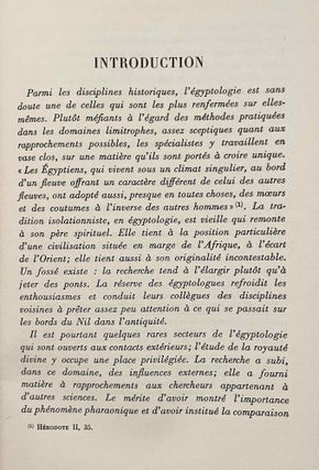 De la divinité du pharaon