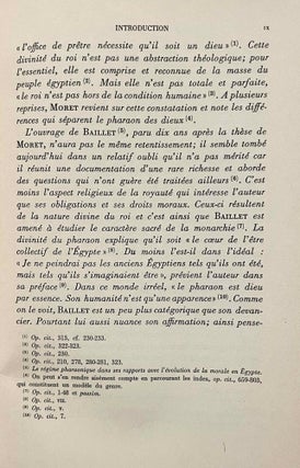 De la divinité du pharaon